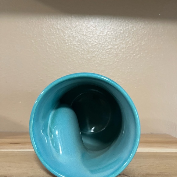 Blue and Turquoise Ceramic Mug - Picture 8 of 11